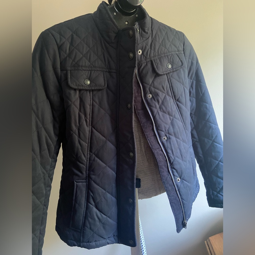 NWOT Navy Fat Face Quilted Jacket